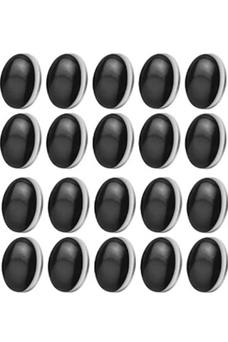 20 Adet Manyetik Perde Ağırlıkları Perde Ağırlıkları C Siyah