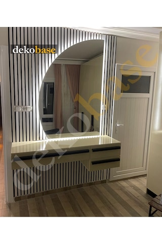 Beyaz 2 Adet 60x270 Cm Yeni Nesil Akustik Ahşap Duvar Paneli