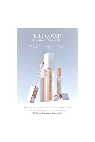 Yoğun Kapatıcılık Sağlayan Concealer Clio Kill Cover Founwear Concealer 2 Lingerie