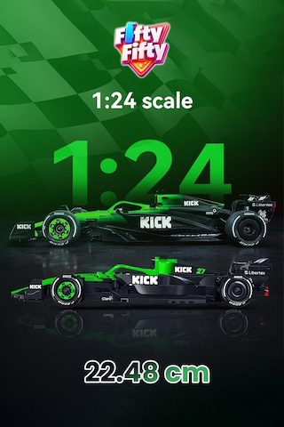 Cada Sauber F1 C45 2025 Formula Aracı 1/24 Scale -c55082w 348 Parça Oyuncak Yapım Seti Blok Araba