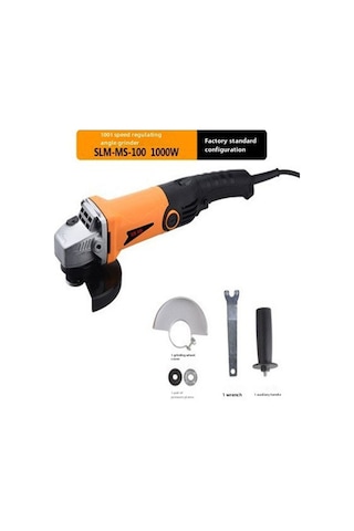 Mufunye Yüksek Güçlü Metal Taşlama Ve Parlatma Aleti - Hız Ayarlı Elektrikli Köşe Polisaj Makinesi Avrupa Standartı Paket