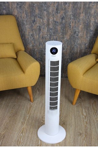 Zilan Zln1023 Air Cooler Kule Tipi Fan Uzaktan Kumandalı, Dokunmatik