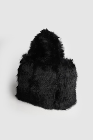 La'Graccio Paris Lagraccio Paris Kadın Havanna Peluş El Ve Çapraz Çanta Peluş Siyah