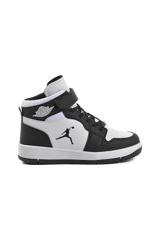 Ayakmod Haykat Uzun-f Siyah-beyaz Çocuk Hi Sneaker 001