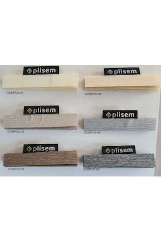 As Perde Keten Plise Perde Cam Balkon Perdesi