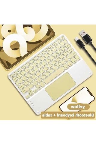 Willowhaven Bluetooth Kablosuz Klavye Fare - İpad Uyumlu - Android İos Samsung Xiaomi Tabletler İçin - İspanyolca