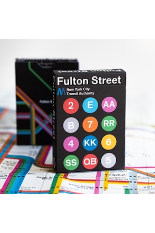Bicycle Fulton Street Mta Black Edition Premium Oyun Kağıdı İskambil Kartları Destesi