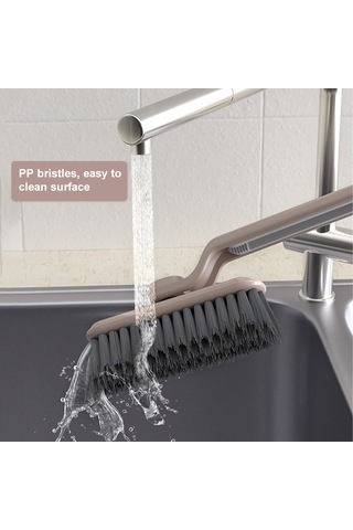 Ranyeek Mor 360 Derece Döner Kafa Fırça - Ergonomik Tutuşlu Köşe Temizleyici, Sıfır Örtüşmeksizin Banyo Ve Mutfak Temizliği Aracı