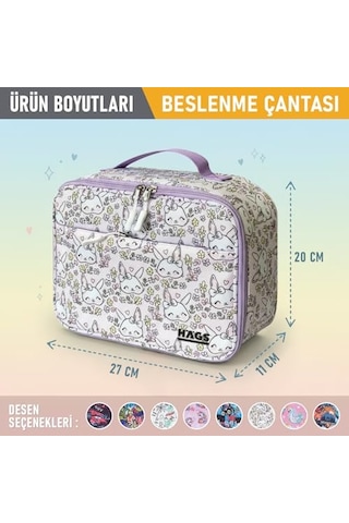 Çocuk Beslenme Çantası, Kız Çocukları İçin Öğle Yemeği Kutusu - Termal Yalıtımlı Kız Çocuk Beslenme Çant Diğer