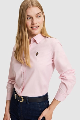 U.S. Polo Assn. Kadın Açık Pembe Uzun Kollu Basic Gömlek 50329503-vr078 Acık Pembe