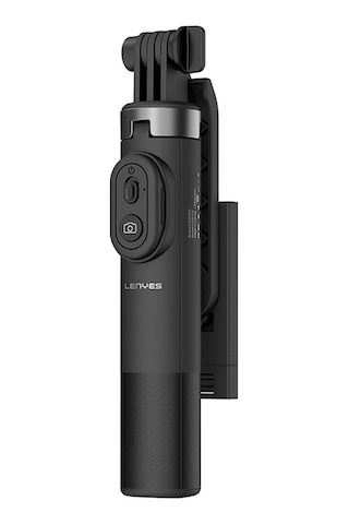 Lenyes Lph122 Bluetooth Kumandalı Mini Tripod Ve Selfie Çubuğu Siyah