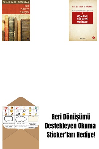 Eski Türkiye Türkçesi + Osmanlı Türkçesi Metinleri 2 + Okuma Sticker'ları