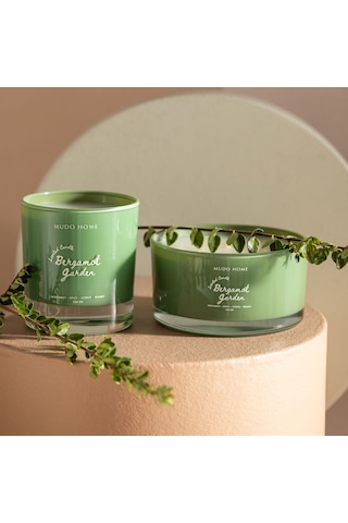 Mudo Home Bergamot Garden Yatay Mum Yeşil
