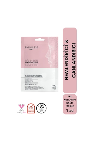 Byphasse Nemlendirici Ve Canlandırıcı Skin Booster Kağıt Yüz Maskesi