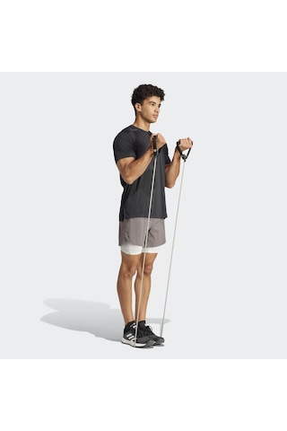 Adidas Wo Pow 2ın1 Erkek Spor Taytlı Şort - Is3842 Gri