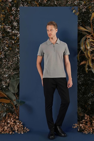 Efor Ts 871 Slim Fit Gri Spor T-shirt Gri