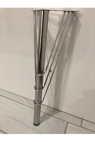 Metal,venüs 40 10 10 Cm Krom ,sehpa,puf ,sandalye Ayağı 4 Adet