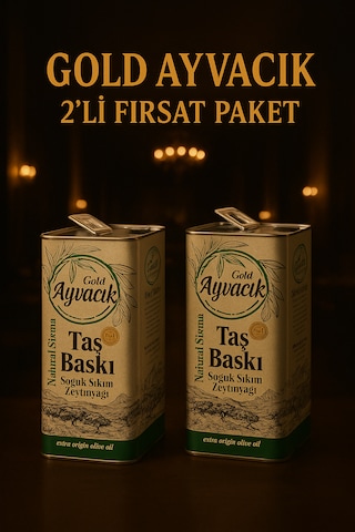 Gold Ayvacık Natürel Soğuk Sıkım Sızma 2 5l Zeytinyağı
