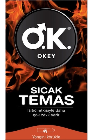 Okey Sıcak Temas Prezervatif 40'lı