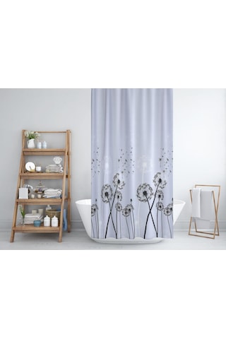 Zethome Jackline Banyo Duş Perdesi 2200 Tek Kanat 1x240X200 Gri