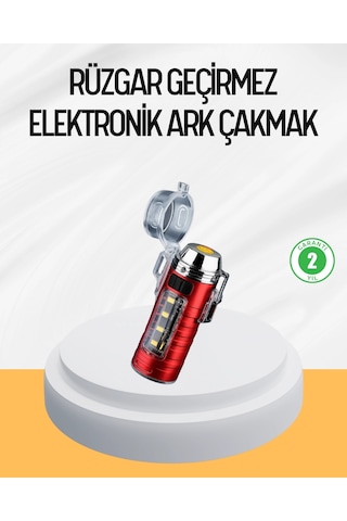 Çok Fonksiyonlu Elektrikli Çakmak El Feneri Özellikli Çok Renkli