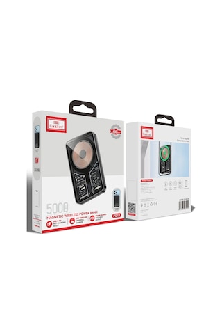 Earldom PD19 5.000 mAh Kablosuz Şarjlı Standlı PD Hızlı Şarj Powerbank