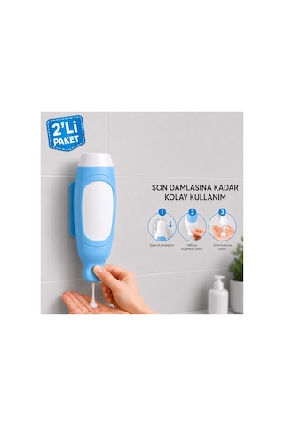 Şampuan Ve Sabun Şişeleri İçin Silikon Hazne - Banyo Şampuan Duş Dispenseri Renkli
