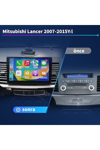 Mitsubishi Lancer 2007-2015yıl 2gb Ram 32gb Rom Carplay Multimedy
