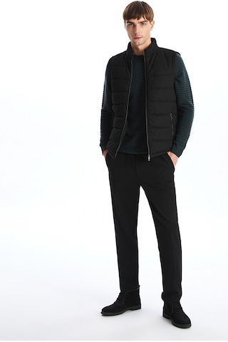 Lcw Vision Siyah Slim Fit Dik Yaka Erkek Şişme Yelek