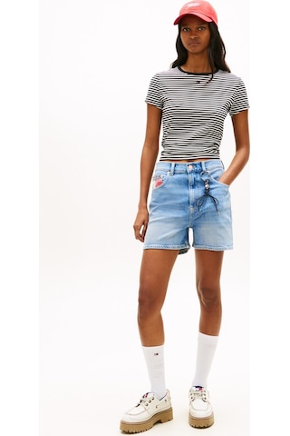 Tommy Jeans Lacivert Kadın Denim Şort Mom Short Rwb Bj8131-15583