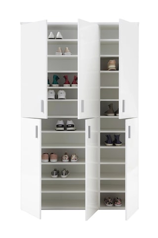 Keila Ayakkabılık - Çok Amaçlı Dolap - Kiler Dolabı - Beyaz - 120 Cm Beyaz