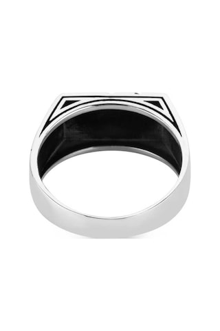 925 Ayar Gümüş Desenli Zarif Erkek Yüzük (508384243)