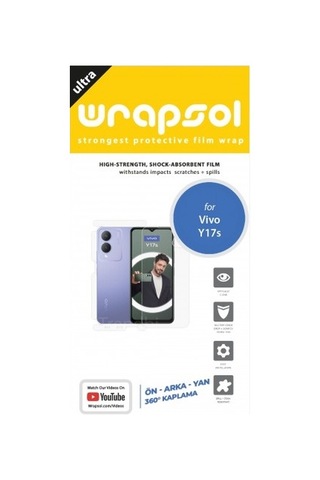 Vivo Y17s Ön, Arka Ve Yan 360 Derece Tam Kaplama Poliüretan Film