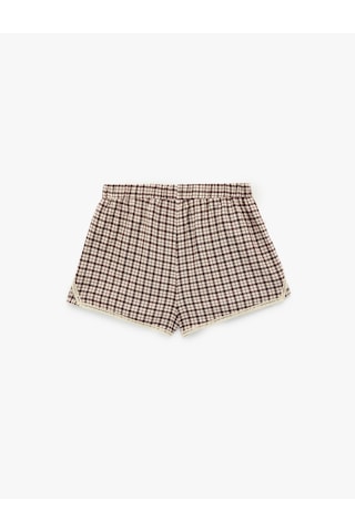 Koton Ekose Desenli Fırfırlı Baskılı 2'li Pijama Takımı Kırmızı Ekose 6wlk80020mw Kırmızı Ekoseli