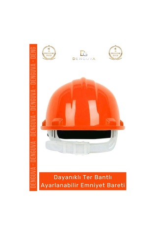 Baret Essafe Ce Belgeli Ekonomik Havalandırmalı Ayarlı Mühendis Güvenliği Turuncu Emniyet Bareti
