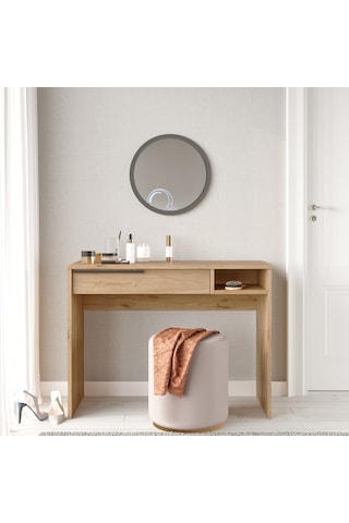 Robin Home Lidya Makyaj Masası Aynalı Çekmeceli Sepet