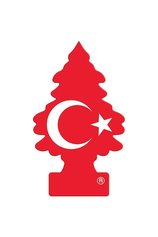 Little Trees Türk Bayrağı Ay Yıldız Vanilya Oto Kokusu 3 Adet