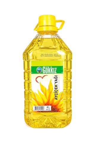 Gökkız Ayçiçek Yağı 4 Lt Pet 2 Li