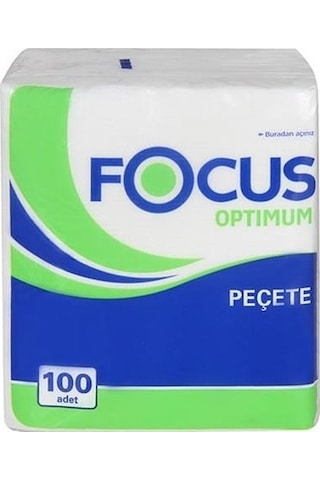 Focus Servis Peçete Kare Peçete 100 Lü 32 Paket 20x24 Cm