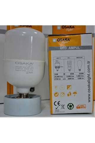 30 Watt Led Ampul Beyaz 6500 K E27
