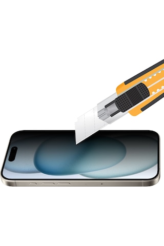 Buff Apple iPhone 15 Uyumlu 5d Hayalet Ekran Easyfit Ekran Koruyucu