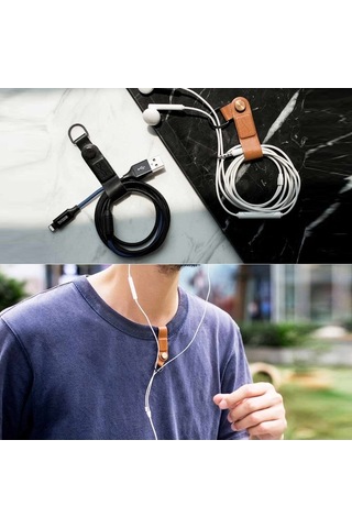 Willowhaven Türkçe Mec Manyetik Kulaklık Kablosu Düzenleyici, Kahverengi Taşınabilir Tutucu, Kablo Organizatör Xxl