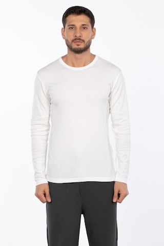 Barrels And Oıl Erkek Bisiklet Yaka Sweatshirt - Ekru Ekru