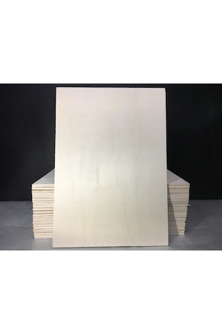 Kavak Kontraplak A4 10 MM 1 CM Kabin Filografi Yakma Hobi 5 Adet