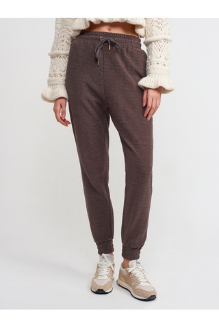 Dilvin Jogging Fit Pantolon Kahve Kahverengi
