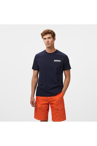 Napapıjrı Napapijri S-vignoni Back Ss Erkek Lacivert T-shirt