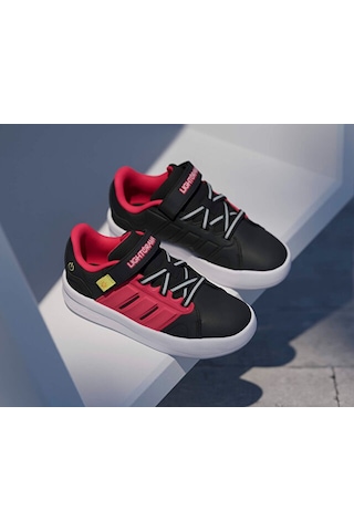 Adidas Lıghtorama Court El C Çocuk Günlük Işıklı Ayakkabı Kj6998 Siyah