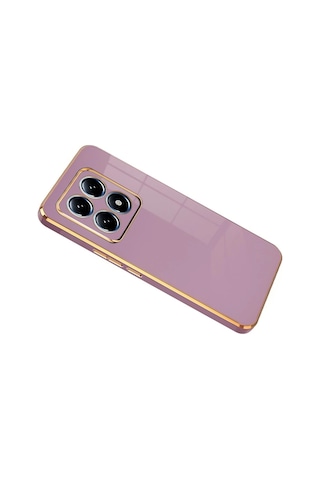 Xiaomi Mi 14t Pro Volet Silikon - Mor Düz Renkli