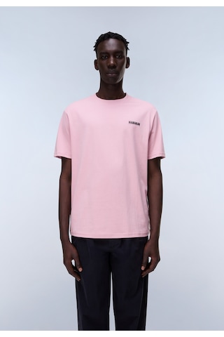 Napapijri S-small Box Ss Erkek T-shirt-31963 Pembe