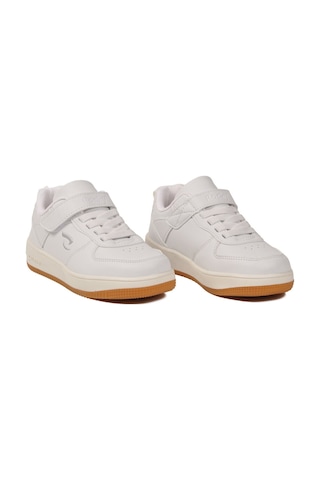 Beyaz Cırtlı Unisex Çocuk Spor Ayakkabı Follow 0914 F